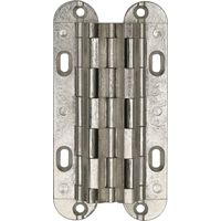 MICRON Sepa Einlass-Scharnier, 52x18 mm, ÖW 180 Grad, Messing vernickelt matt