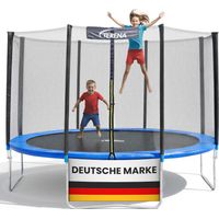 Trampoline Terena ø 305 cm avec filet de sécurité jusqu'à 150 kg
