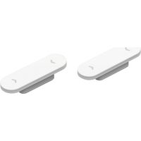 Loqueteaux magnétiques pour portes d'intérieur Magnotica Pro - modèle E forme ronde - finition blanc - ARLU