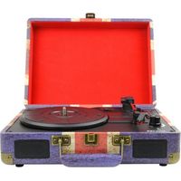New Majestic TT-43 BT/USB/SD/AX Tocadiscos de tracción por correa Azul, Rojo, Blanco