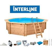 Piscina in legno Bali tonda 530 cm - h 136 cm