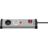 Ehmann Regleta eléctrica 3400W gris robusta para interior
