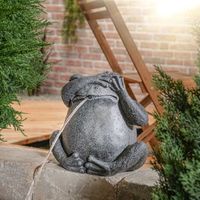 esotec Gargouille avec pompe solaire FROSCH figure de bassin figure de jardin H=24cm 101666