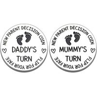 New Baby Gift For Parent Mom Daddy New Dad Gifts Funny Decision Coin