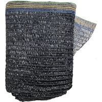 Filet d'ombrage 55 % en maille résistante aux UV pour serre de jardin, fleurs et plantes, noir (2 x 3 m)