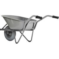 Schubkarre Easy Rider 80l polymeres Rad 17,4kg Stahlfelge m.Kugell.