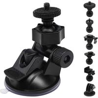 Support de caméra à ventouse S30 avec 10 joints pour Rexing, Z-Edge, Old Shark, KDLINKS, Falcon Zero, Transcend, Vantrue, GoPro Hero et la plupart des caméras GPS DVR