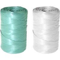 SYNTHETISCHES RAPHIA IN Kegel 200 g - Farbe grün