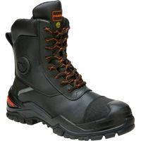Pezzol King Bull S3S ESD CI HI HRO FO LG SR Sicherheitsschuhe - 41 EU - Schwarze