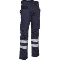 Cofra Arbeitshose mit Reflexstreifen, waschresistent 50