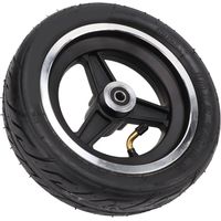 Pneu de trottinette électrique 10x2.70‑6.5, pneu sous vide épais avec moyeu de roue pour la réparation de trottinettes électriques