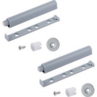 Cyclingcolors – Mécanisme Push to Open pour placard – Loquet magnétique silencieux – Installation à visser – Plastique gris pour meubles