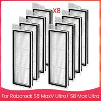 BARKBUSTERS Filtres HEPA pour aspirateur robot Roborock S8 MaxV Ultra/S8 Max Ultra, pièces de rechange
