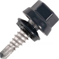 Trapezblechschraube SCELL-IT Couturage - Ø6.3 x 22 mm - TH12 - Rotbraun RAL8012 - Packung mit 100 Stück - ZTCR-63022-8012