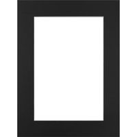 Passe-partout noir 40x50 cm ouverture 30x40 cm, en carton - fabriqué en France