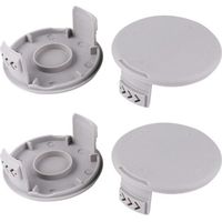Lot de 4 capuchons de rechange pour bobine de débroussailleuse, compatibles avec les débroussailleuses sans fil Ryobi One+ AC14RL3A et Ryobi AC14HCA One+