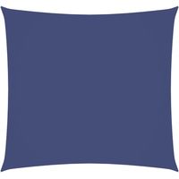 Toldo de vela cuadrado de tela oxford azul 3x3 m vidaXL