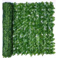Écran d’intimité Artificielle Jardin Lierre Intimité Écran de clôture de Lierre Artificiel Écran de clôture d’intimité pour décor extérieur Jardin Érable Vert (3X1M)