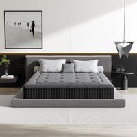 Dewinner – Matelas hybride 140 x 190 cm – Mousse à mémoire de forme 30 cm – Ressorts ensachés – Absorbant l'humidité – Respirant – Hypoallergénique