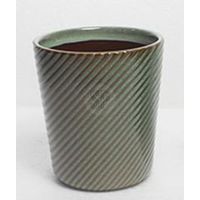 Maceta decorativa Koopman crema cerámica 14 cm