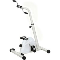 Cyclette riabilitazione braccia e gambe réglable hauteur résistance, écran LCD, blanc