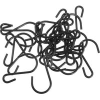 crochets de suspension en fer noir en forme de S