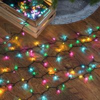 11.9m Multi Colour LED Christmas Fairy String Lights Indoor Outdoor Tree Decoration