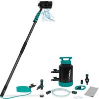 PRO 3K Full Carbon Teleskop-Waschbürste 7,50 m und Wasserenthärter Komplettset