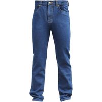 PANTALONI JEANS DENIM LAVORO LUNGHI TG.S/M/L/XL MULTI TASCHE 5+1 ALAN RAYS, "S"