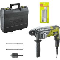 RYOBI SDSPlus 680 W RSDS680-KA2 - Set di 3 trapani RYOBI più 2 scalpelli SDS+ - RAKSP05