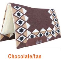 Noir et cramoisi - Selle western en laine modèle SMX QUEST 33 "X38"