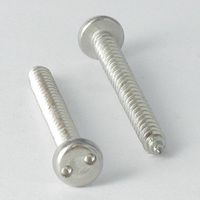 Vis tôle Inviolable Tête cylindrique TC Snake eyes 4.8X38 Inox A2-100 pièces