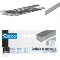Brads geko brads 1.2x2.0mm 14 mm 1000 unidades