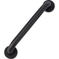 Barre D'appui Salle de Bain, 60cm Barre D'appui de Sécurité Noir Huilé Main Courante pour Baignoire WC, Chambre Douche, Vis Dissimulée Fixation murale