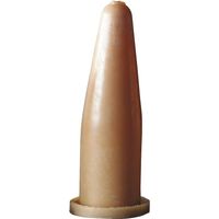 3 tétines pour socle caoutchouc naturel sable 46X120 mm