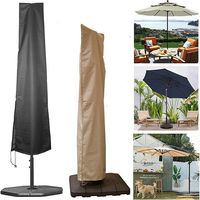Waterproof and UV Protective Cover for Parasol 183 x 25 x 35 cm - Black LOY