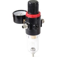 Régulateur de pression d’air & séparateur d’eau et manomètre jusqu’à 7bar 9,51mm (1/8) 12,91 (1/4")"