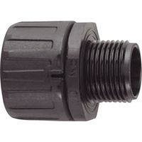 HELLERMANNTYTON 166-21016 HG34-S-PG29-RACCORDO FILETTATO PER TUBO FLESSIBILE, NERO, PG29, 28,10 MM, DRITTO, 1 PEZZO