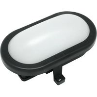 Bullauge Led oval 10W, 4000K, warmes Licht 700 lm, 120x180x80, schwarz