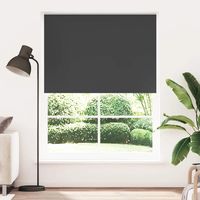 Vidaxl – Store enrouleur occultant 144,4 x 230 cm – Tissu 100% polyester avec revêtement argenté – Installation murale ou plafond – Chaîne de traction à droite ou gauche
