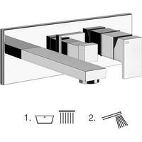 Set de finition Gessi pour mitigeur monocommande BRAUSE avec