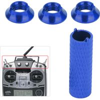 Kit de pièces en aluminium pour interrupteur de vitesses radiocommande FUTABA (bleu foncé)