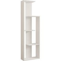 Bücherregal aus Holz "Wand" - 50 x 19 x 160 cm - Weiß