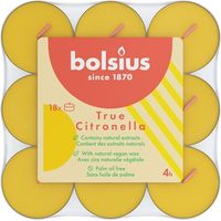 Velas de té perfumadas Bolsius 18 piezas Citronela