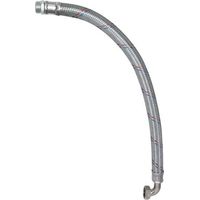 Varem Panzerschlauch 1000 mm Flexschlauch 1'' abgewinkelt für Hauswasserwerk 100 cm