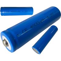 Batería de iones de litio 18650 para luces, 4800 mAh, 4,2 V.