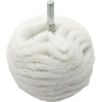 Flexipads World Class 75mm (3-inch) White Non-Scratch Scruff Ball for Gentle Surface Cleaning