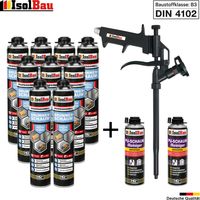 Brunnenschaum 1 - 48 x 750ml Bauschaum Montageschaum Pistolenschaum IsolBau