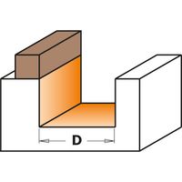 711.190.11B FRESA RECTA HM S=6 D=19X20 C/RODAM.