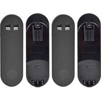 Clip Ceinture Radio - 1 Pièce - Plastique Rigide - Fixation Sécurisée - Compatible Motorola Tlkr T92 H2O PMR446 - Noir